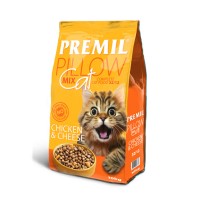 Premil PILLOW CAT MIX CHICKEN & CHEESE  - 10kg,  Super Premium