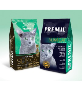 Premil Slim cat - 10 kg, Super Premium