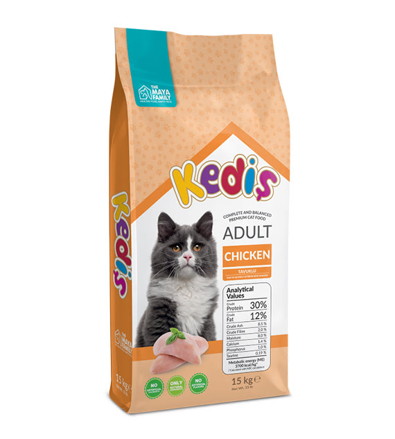 Kedis за зрели котки с пиле 15kg, Premium