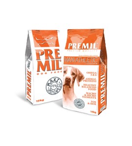 Premil Maxi Athletic с три вида месо - 15 kg, Premium