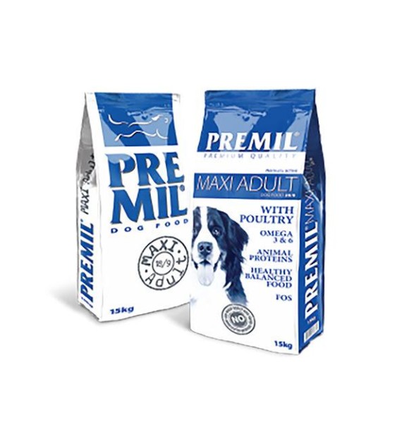 Premil Maxi Adult с пилешко - 15 kg, Premium