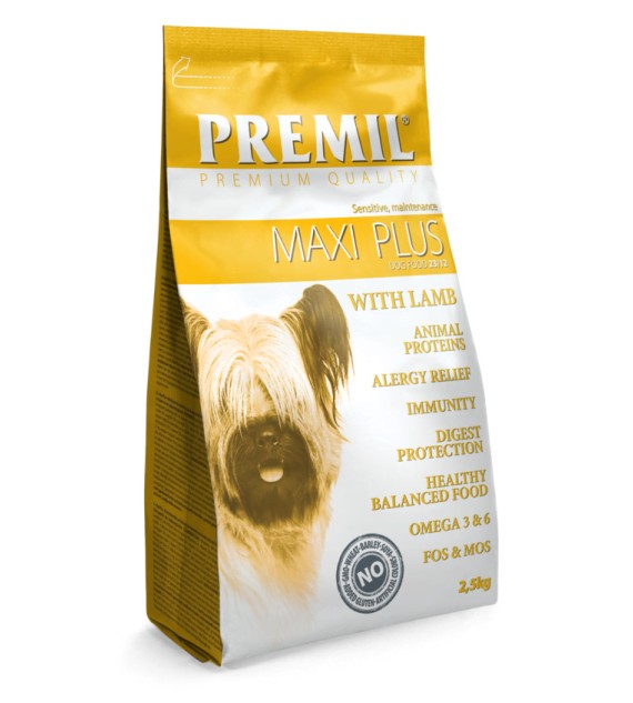 Premil Maxi Plus с агнешко - 2.5 kg, Premium