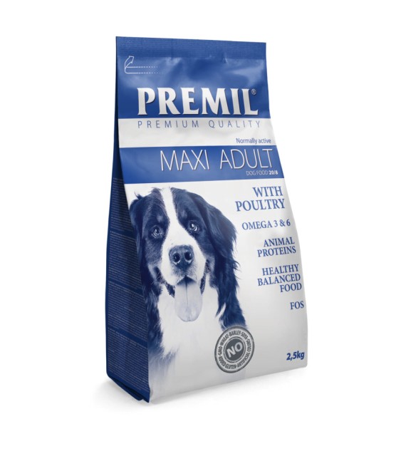 Premil Maxi Adult с пилешко - 2.5 kg, Premium