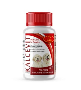 Semaco KALCEVIT - Калций, витамини и минерали за бебета, бременни и кърмещи кучета- 100 таблетки