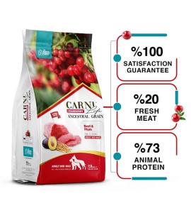 Carni Life Cranberry ADULT MEDIUM & MAXI С ГОВЕЖДО И СЛИВИ за средни и едри породи кучета - 2.5kg, Hyper Premium