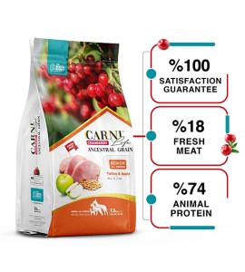 Carni Life Cranberry ADULT Senior С ПУЙКА И ЯБЪЛКА за всички породи кучета - 12kg, Hyper Premium