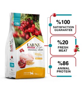 Carni Life Cranberry ADULT храна за котки С ПИЛЕ И НАР- 10kg, Hyper Premium
