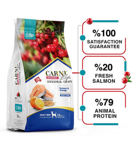 Carni Life Cranberry ADULT MINI СЪС СЬОМГА И ПОРТОКАЛ за дребни породи кучета - 7 kg, Hyper Premium